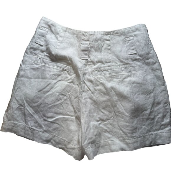 L'Agence Hilary Paperbag Shorts Women's Size 25 in White New Without Tags! - Picture 6 of 6